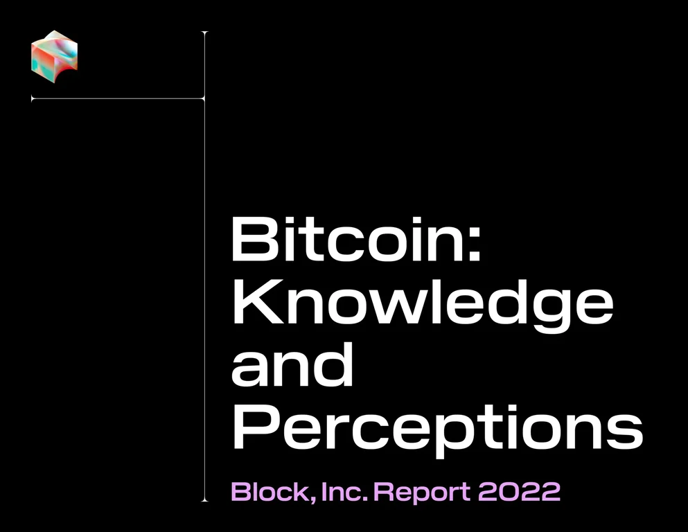 Block Bitcoin Knowledge and Perceptions Report 2023 deck cover