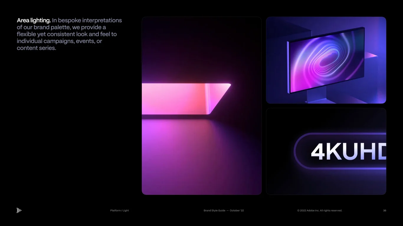 Gradient blending for lush brand vibrance