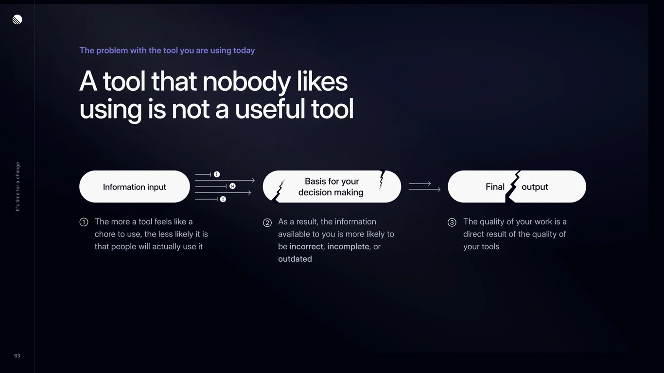 A tool that nobody likes using is not a useful tool