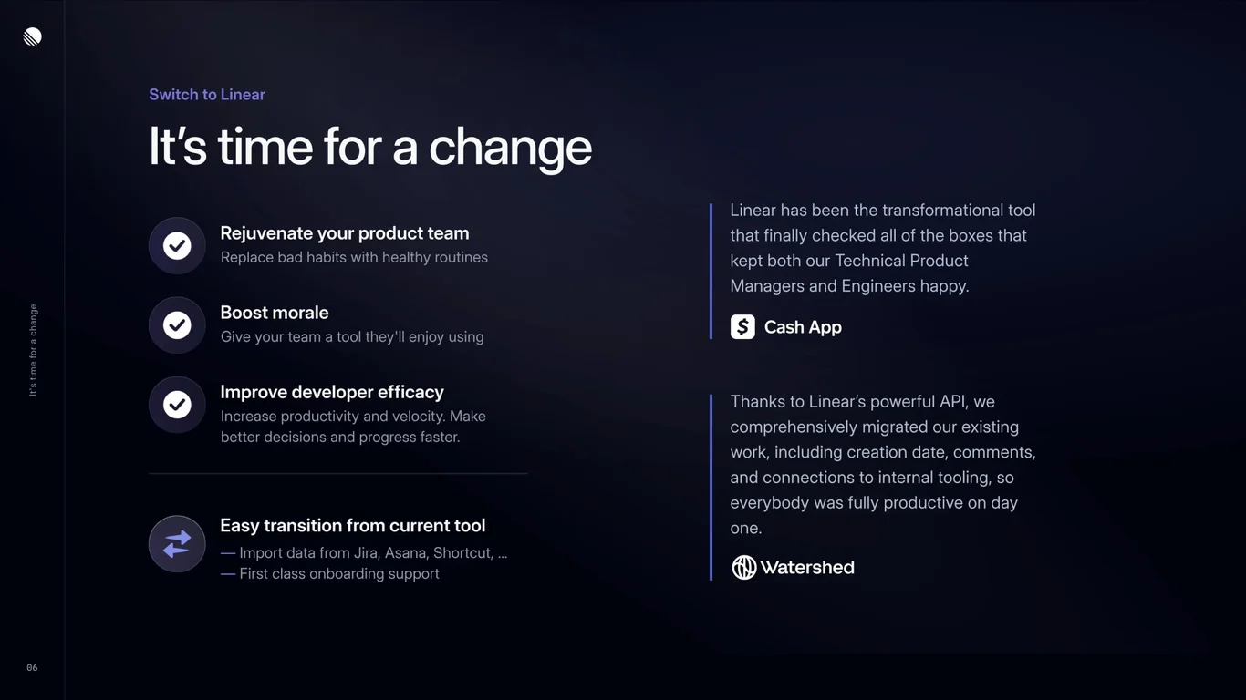 Switch to Linear for team morale and developer productivity