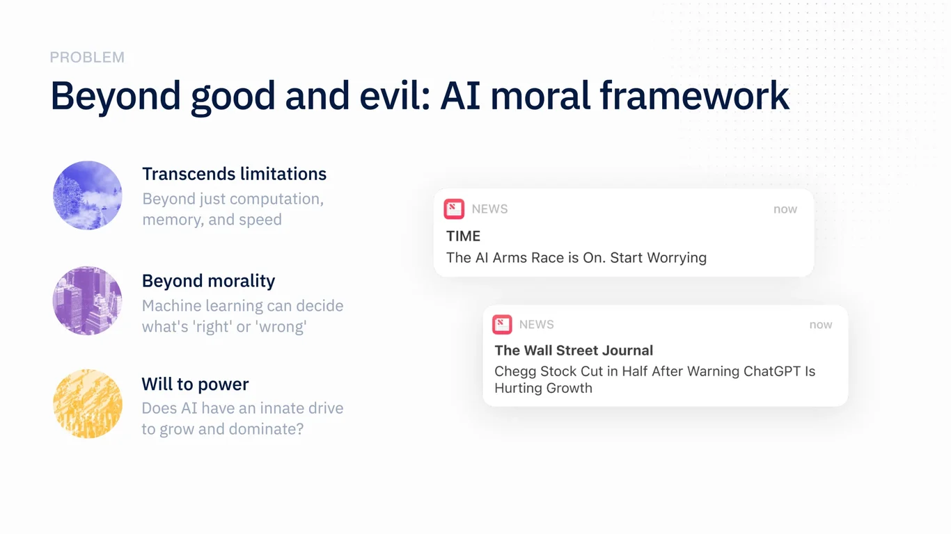 Beyond good and evil — AI moral framework challenges