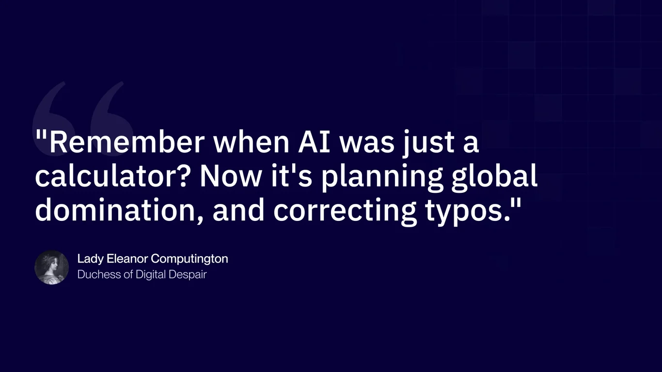 AI evolution from calculation to global planning
