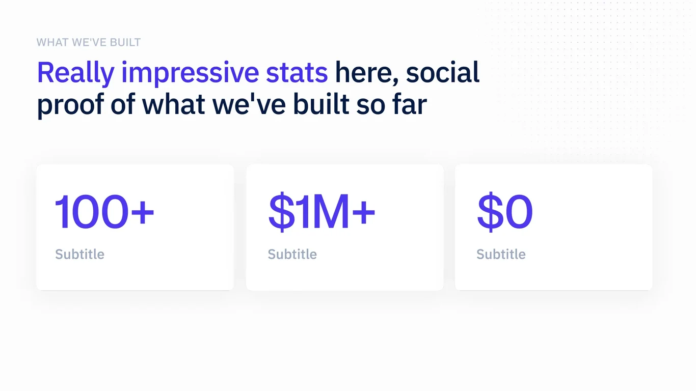 Traction — 100+ users, $1M+ ARR, $0 burn rate