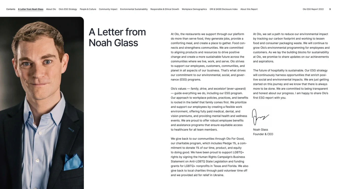 Letter from Noah Glass, CEO