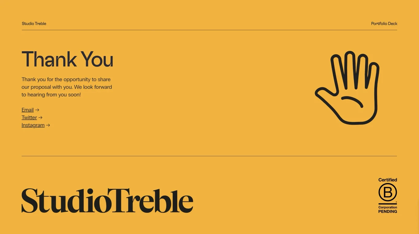 Thank you — closing slide