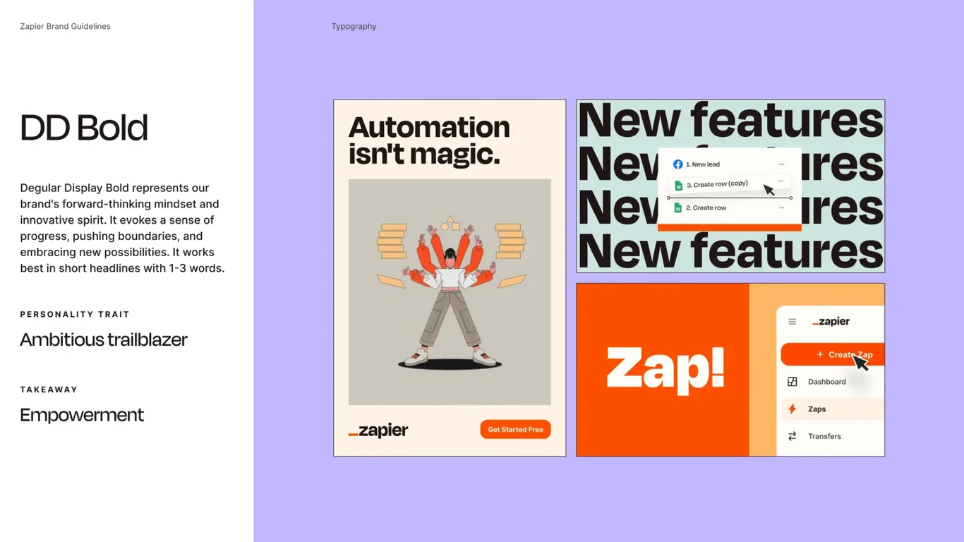 Inter font family and weight variations