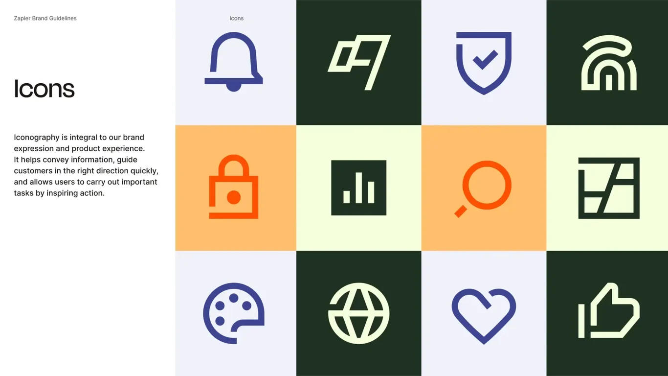 Icons integral to brand expression and product