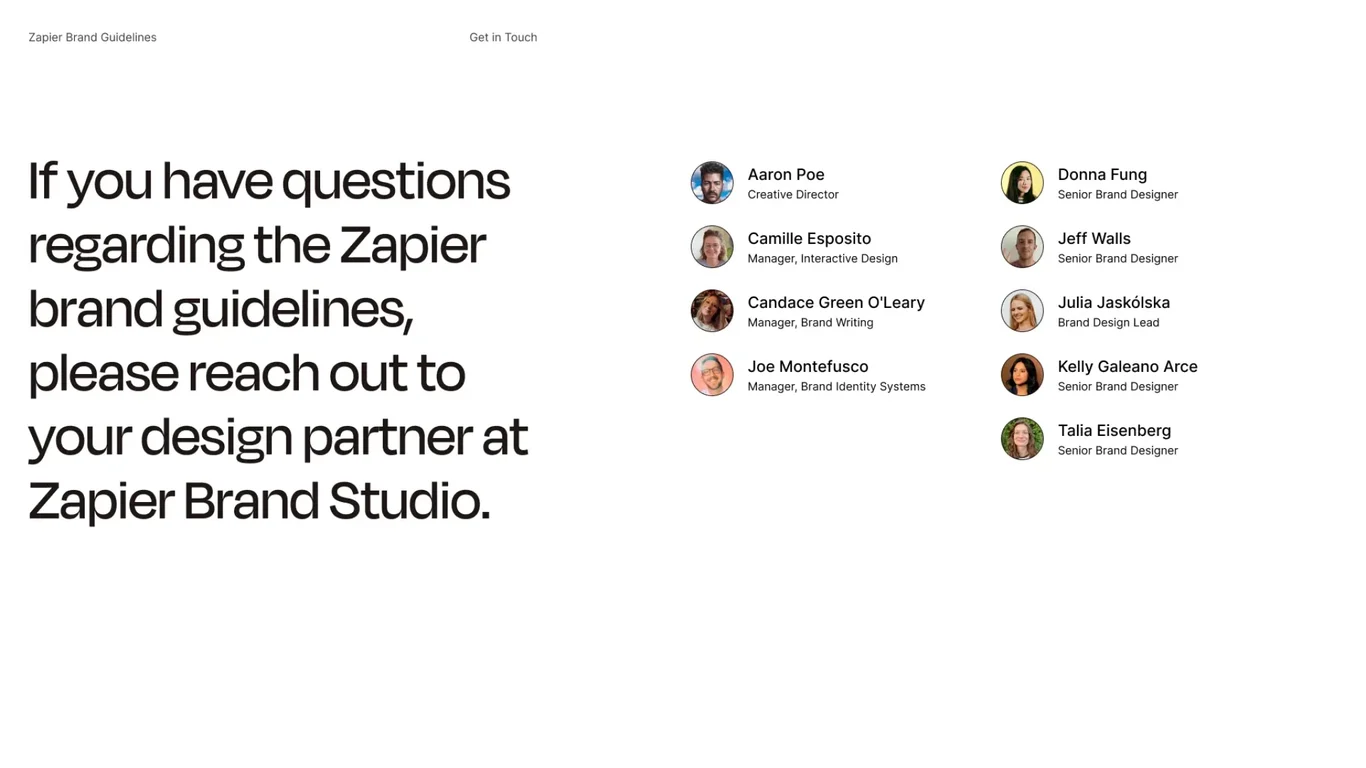 Zapier Brand Studio team contact