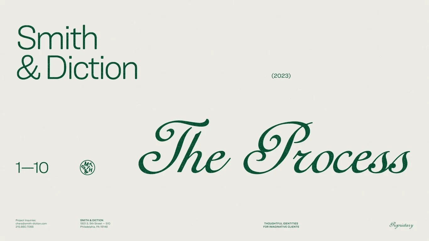 Smith & Diction 2023 — the process