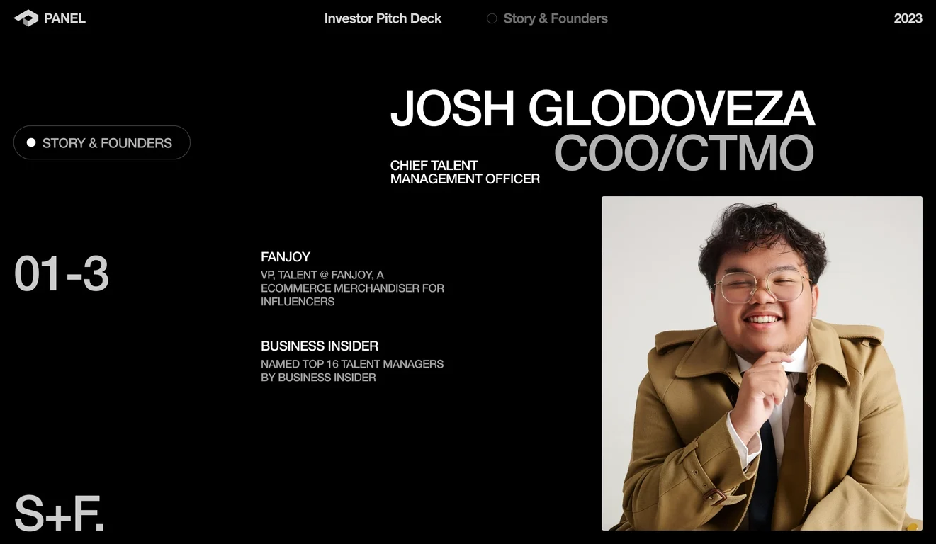 Panel COO Josh Glodoveza — talent management