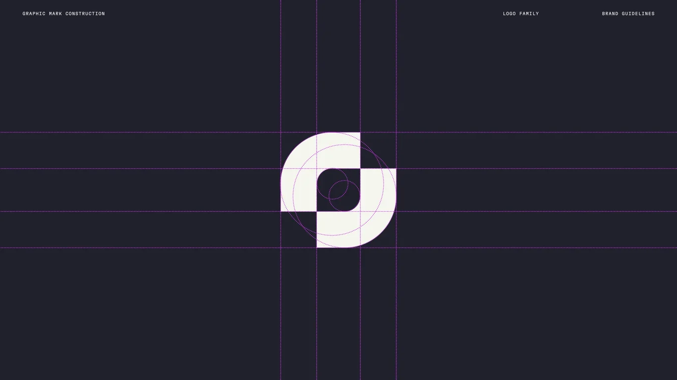 Primary wordmark in standard and stacked lockups