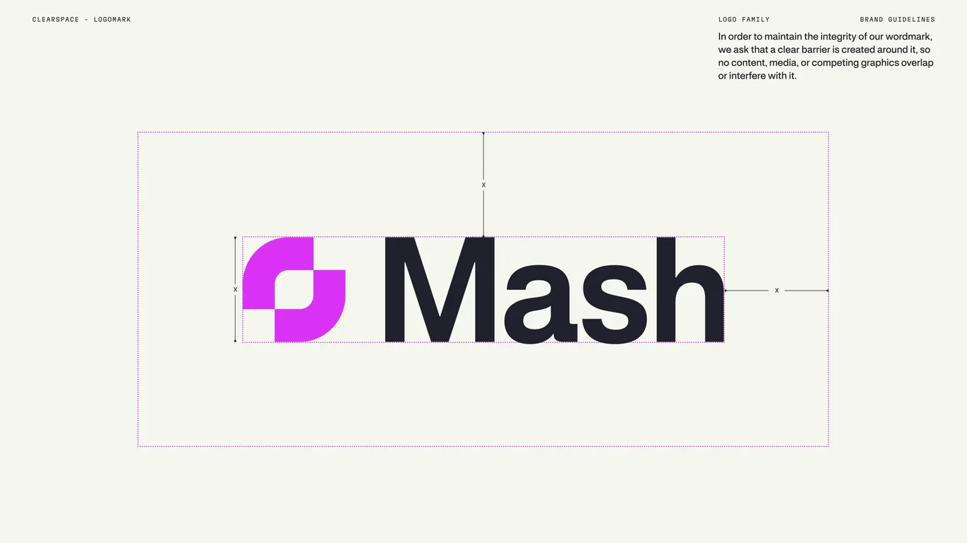 Full wordmark on light surface