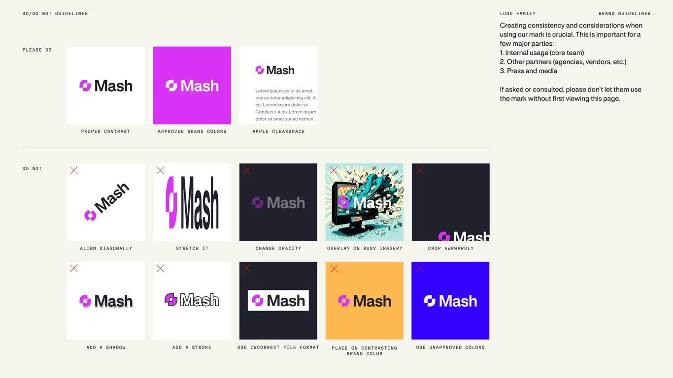 Logo applications on brand color backgrounds