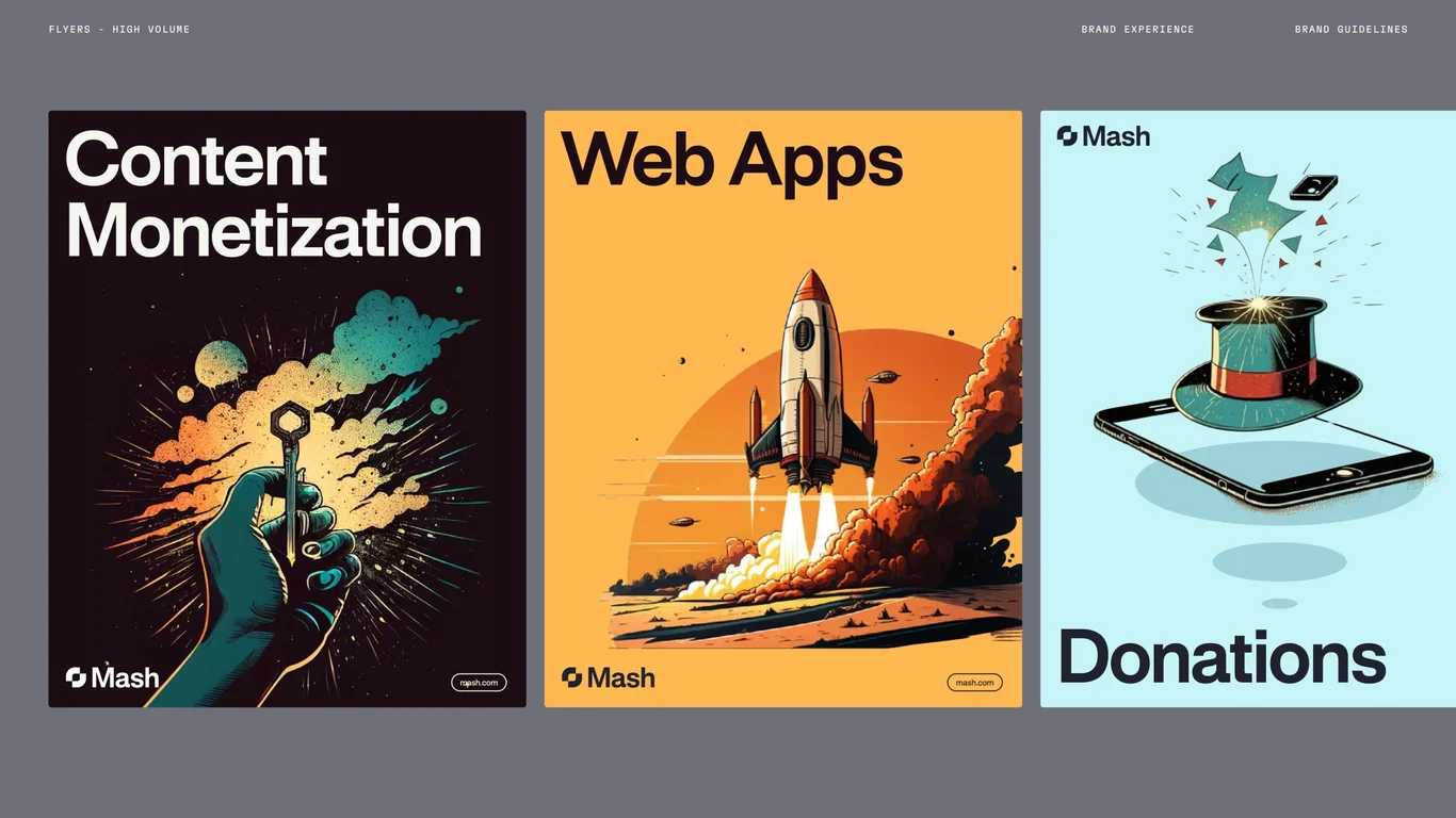 Web apps and integration mockups