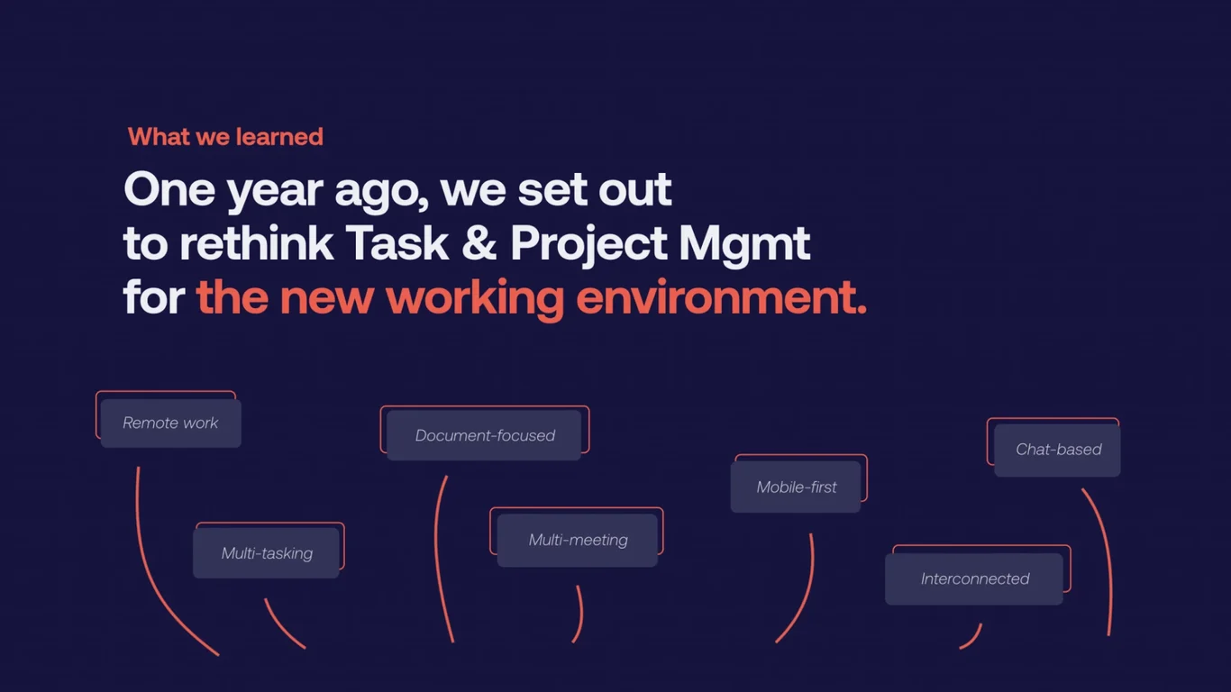 Rethinking task and project management