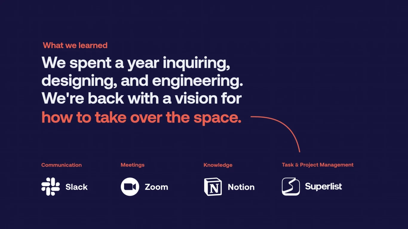 Vision to consolidate market space