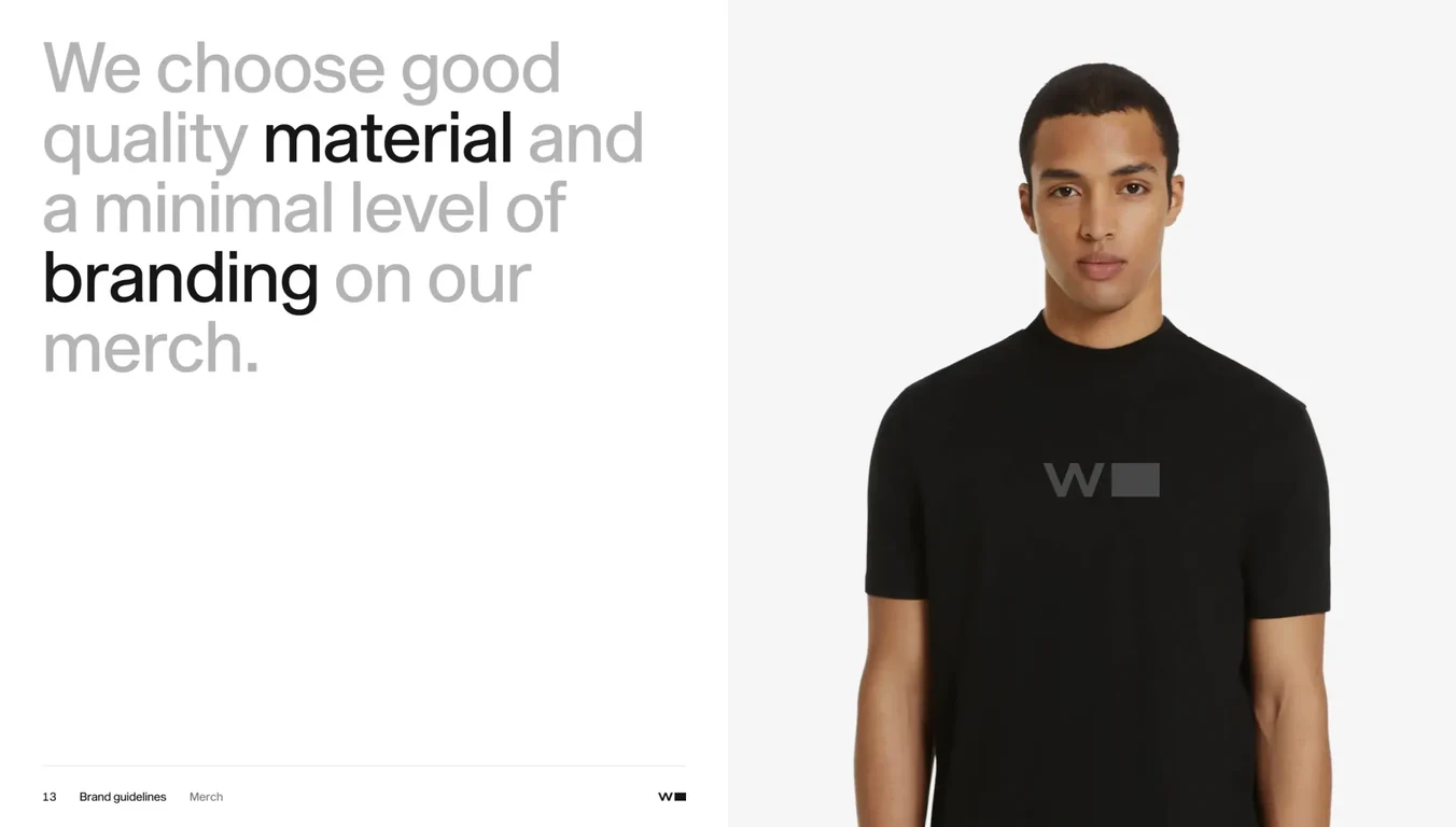 Brand application example in physical environments and spatial design contexts