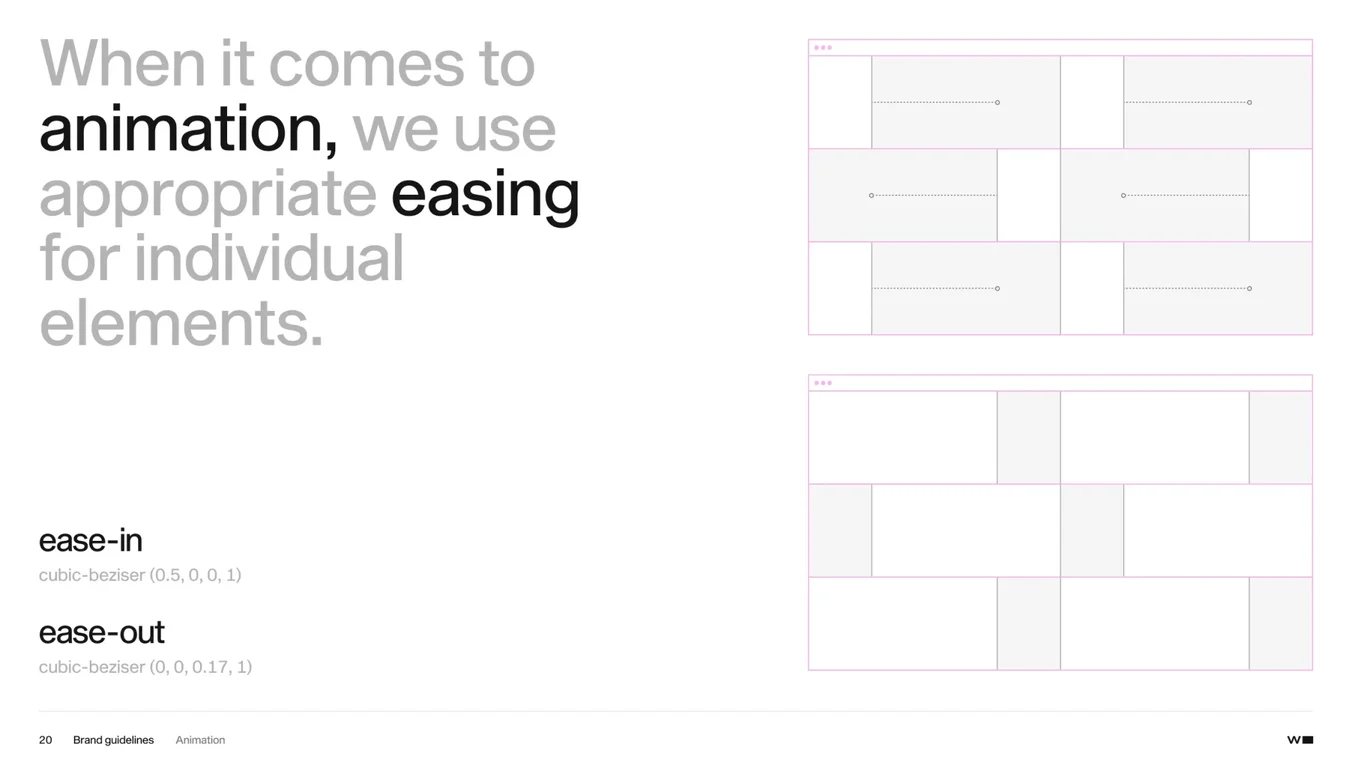 Section divider introducing color system guidelines specifying primary, secondary