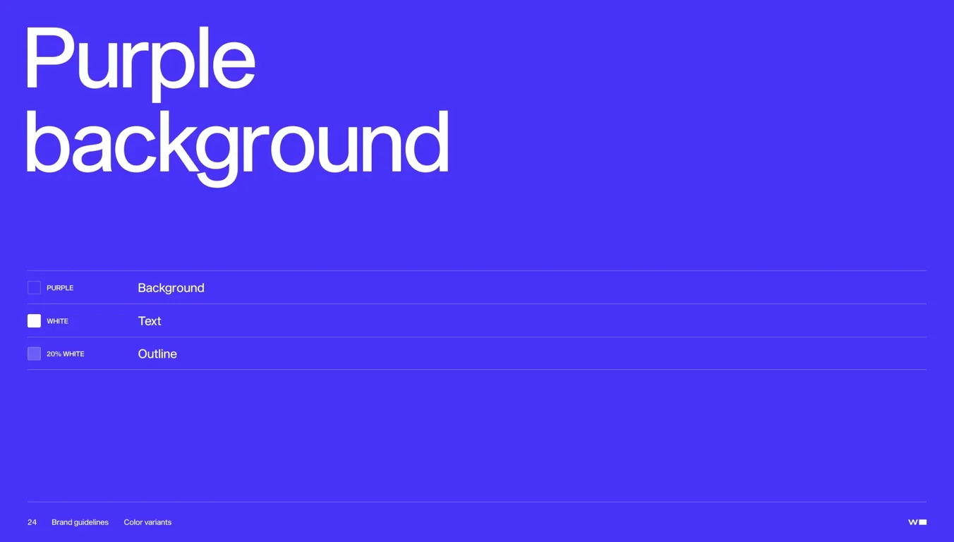 Accent and highlight color specifications for UI elements, interactive components