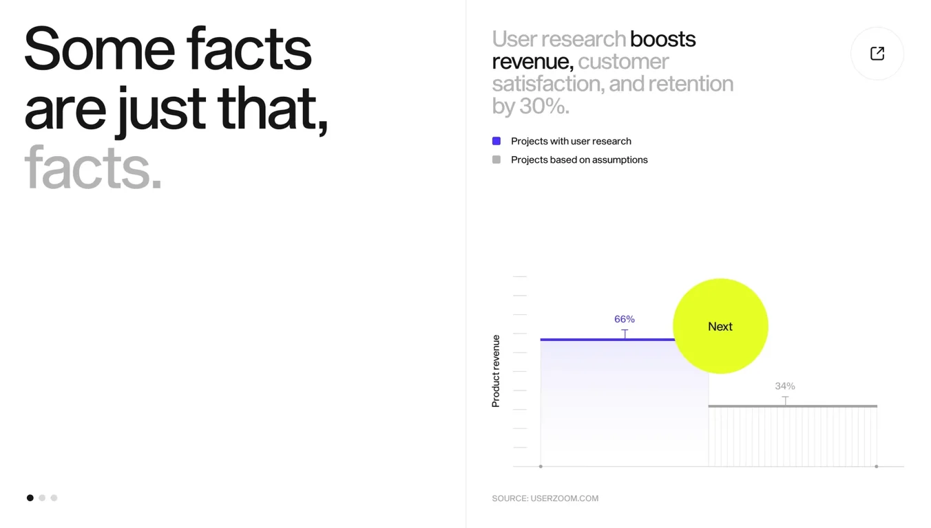 Detailed case study showing design process, deliverables, problem-solving approach