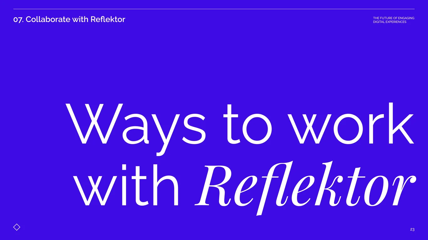 Collaborate with WebAR experts