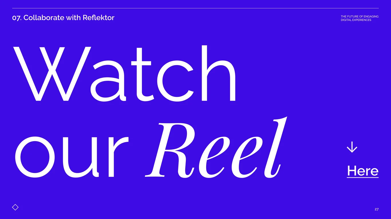 Get in touch with Reflektor