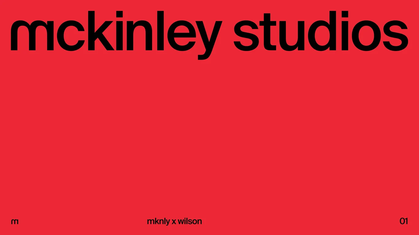 McKinley Studios Pitch Deck deck cover