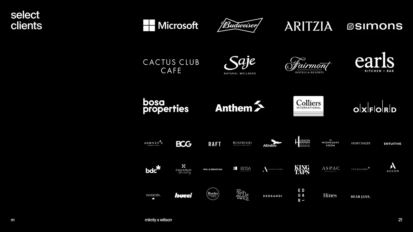 Client Brands and Partnerships