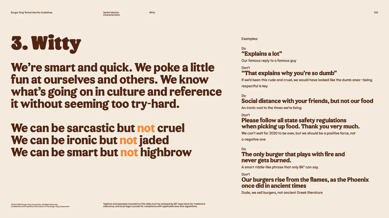 Tone Irreverent and Playful