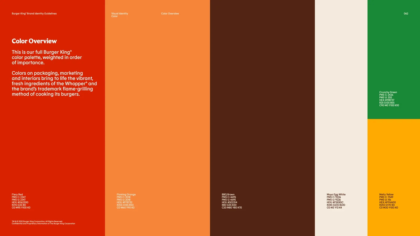 Color Overview Primary Secondary