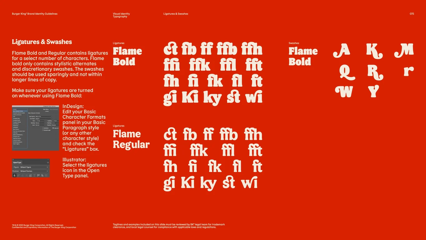 Font Application Examples Contexts