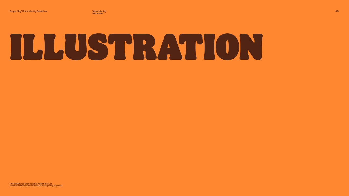 Section divider for visual illustration and imagery guidelines establishing storytelling