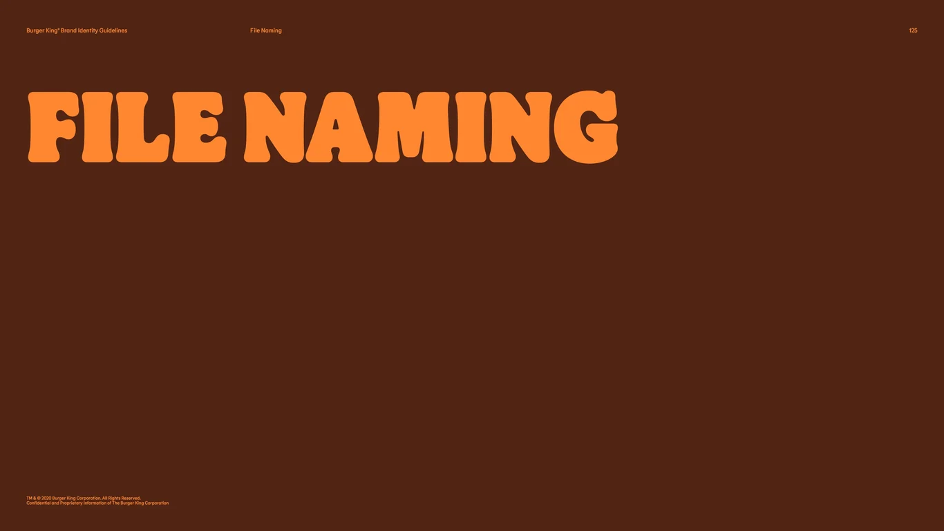 File Naming Conventions Section