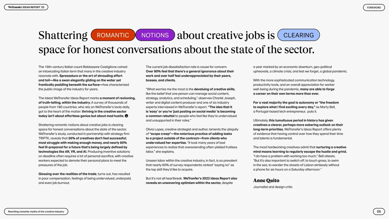 Shattering myths about creative jobs and industry perception