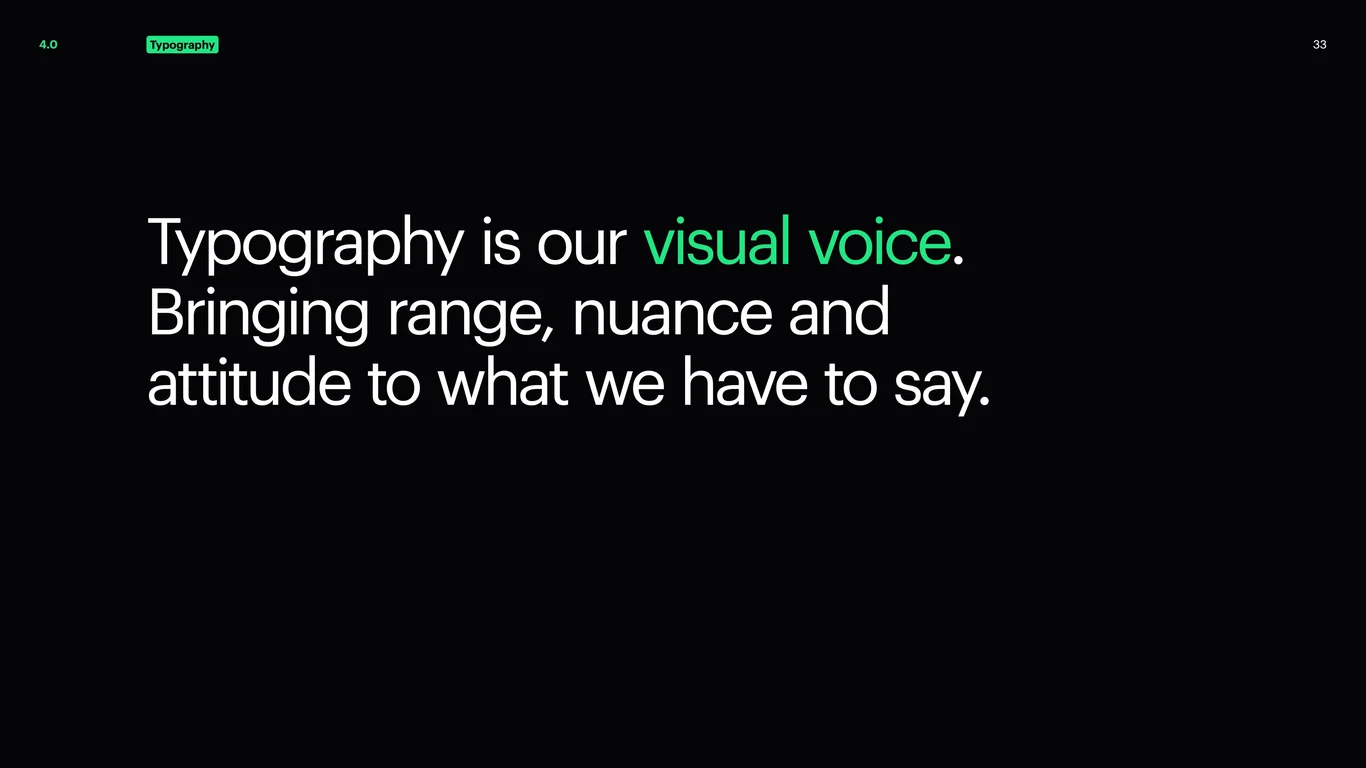 Font pairing and hierarchical system