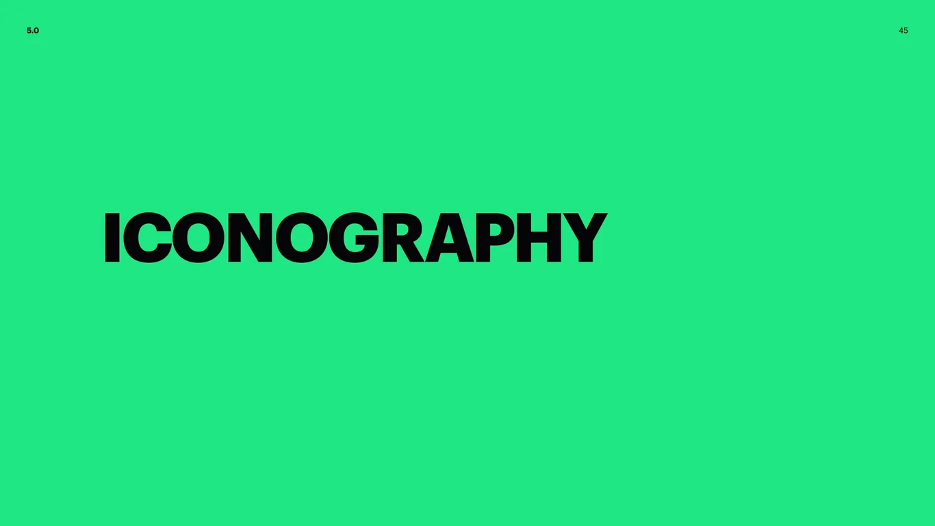 Iconography system and guidelines