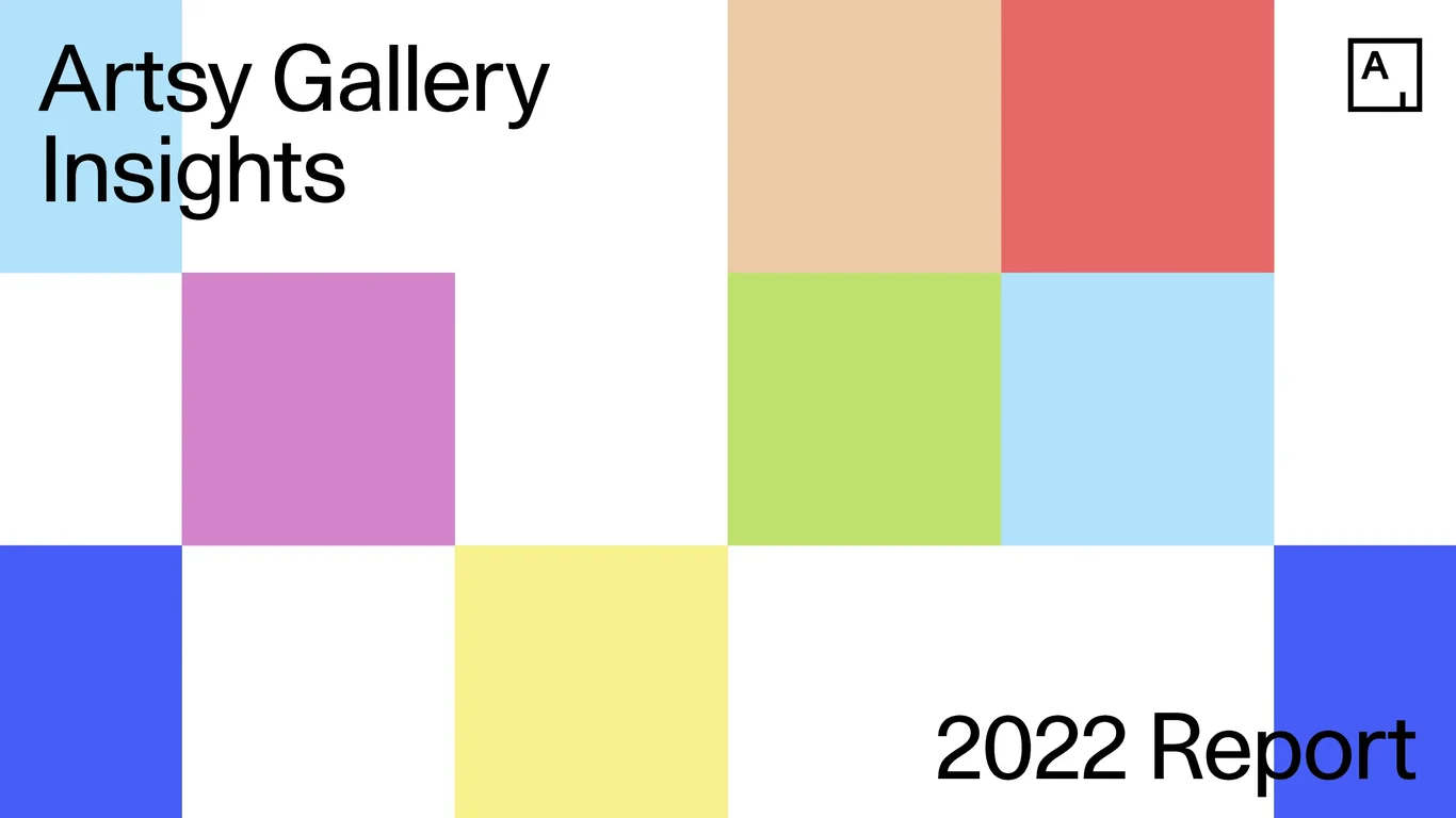 Artsy Gallery Insights 2022 Report deck cover
