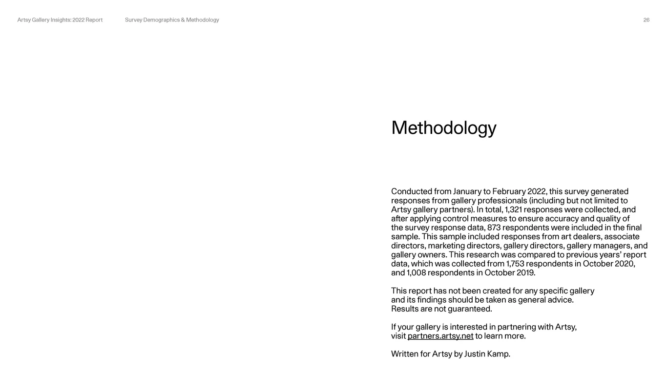 Report conclusion and summary