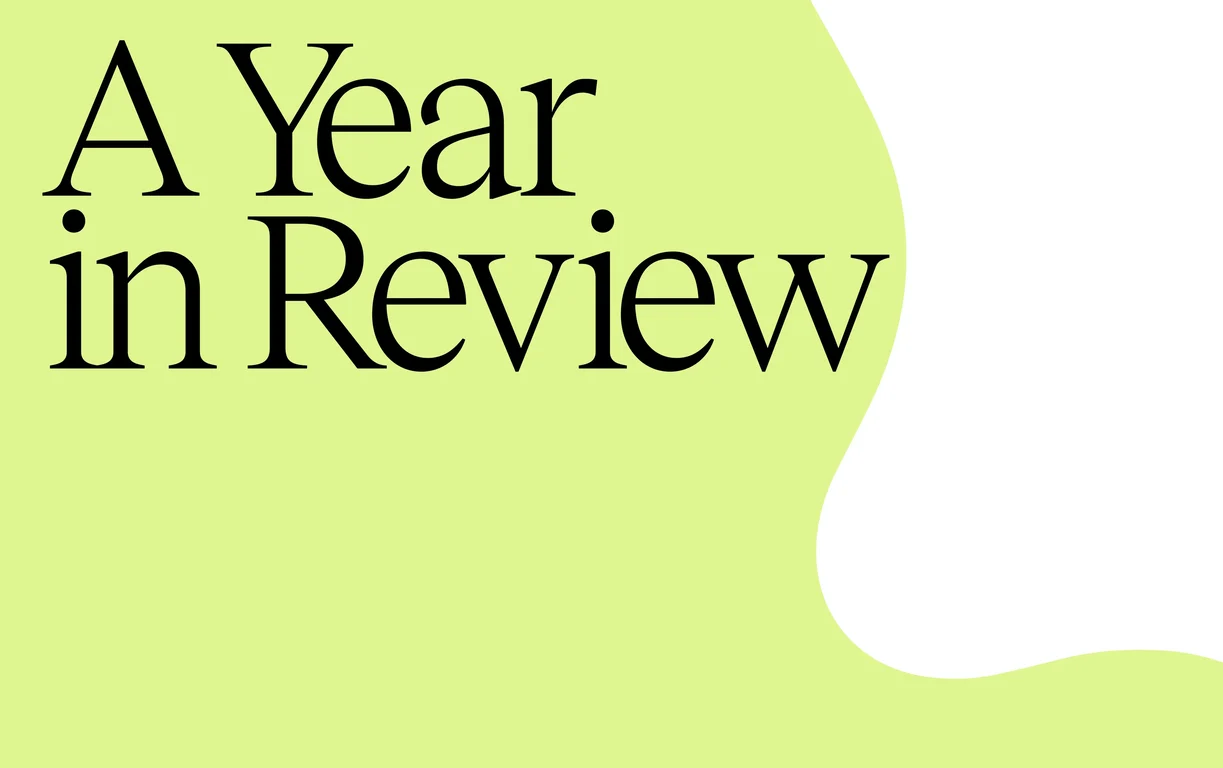 A Year in Review — chapter opener