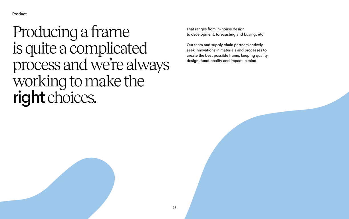 Sustainable materials and sourcing