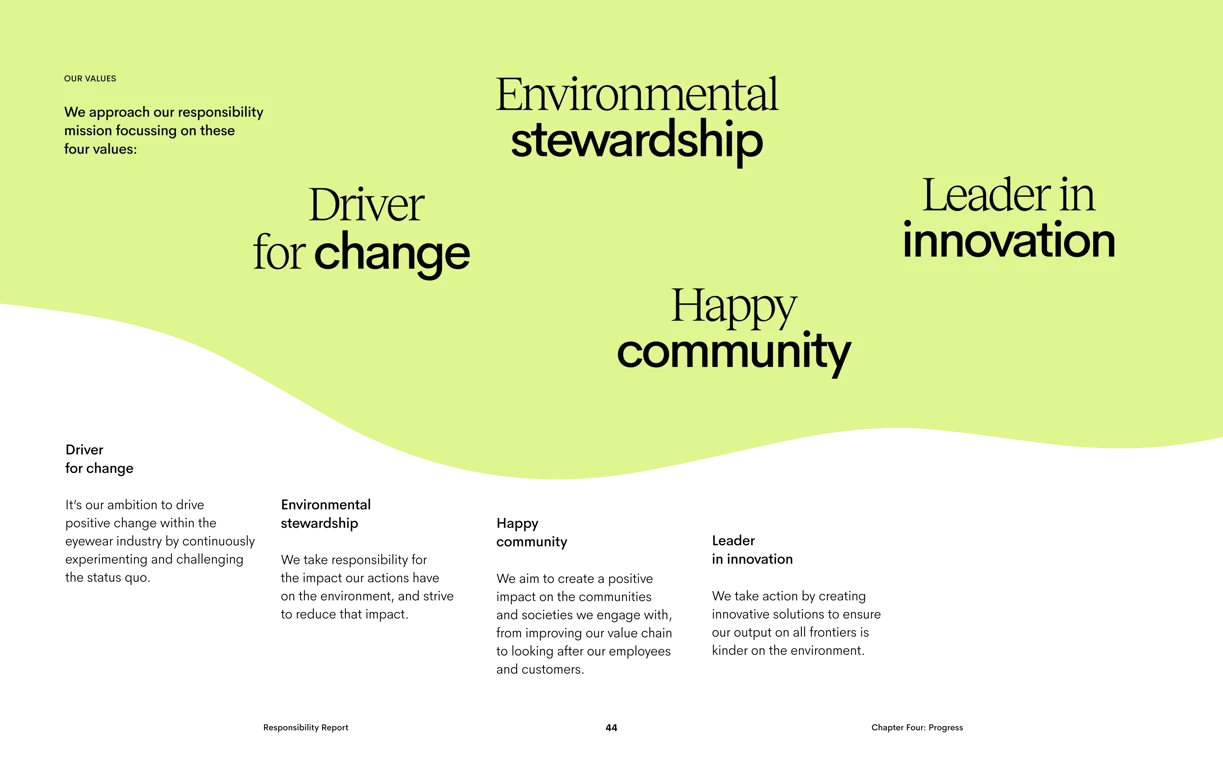 Goals timeline and responsibility roadmap
