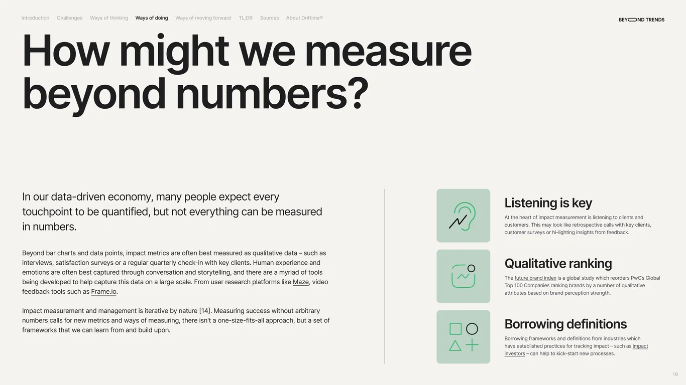 Break down big goals into incremental steps