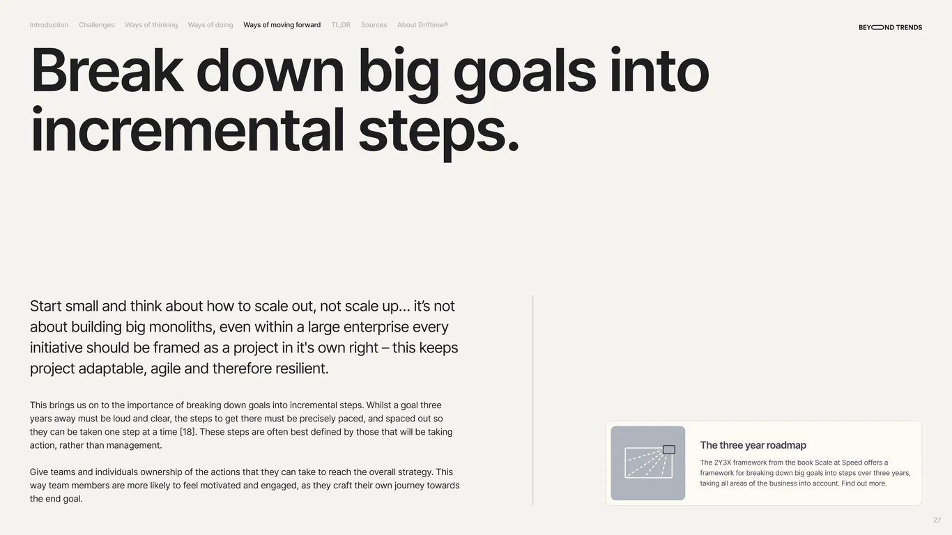 Driftline — strategic partners for progressive brands
