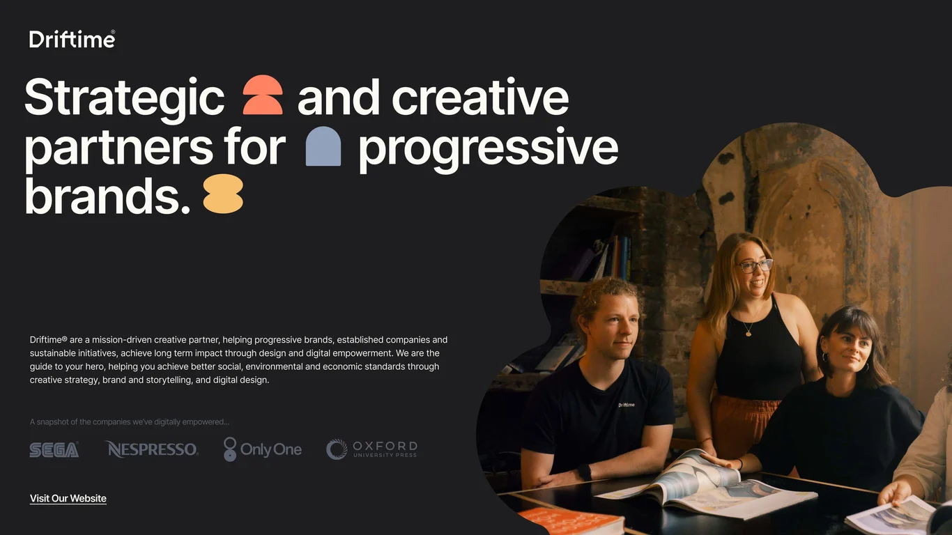 Driftline — strategic and creative partners for progressive brands
