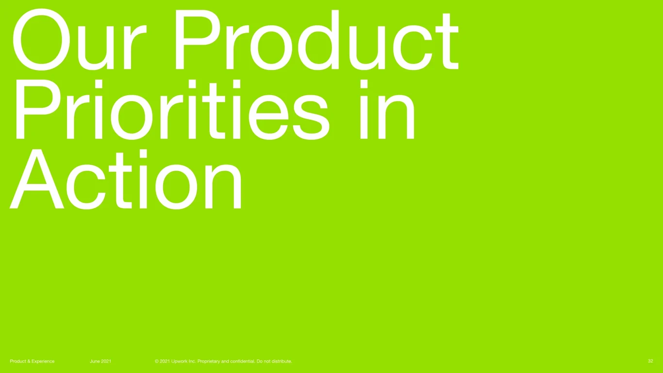 Product Priorities in Action