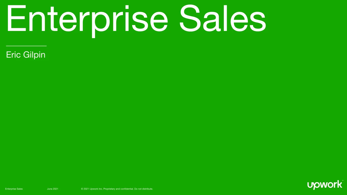 Introduction to enterprise sales organization structure and comprehensive strategic initiatives