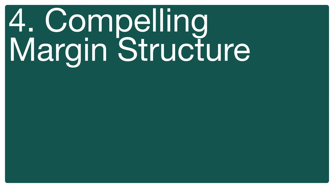 Section on gross margin expansion opportunities and profitability trajectory