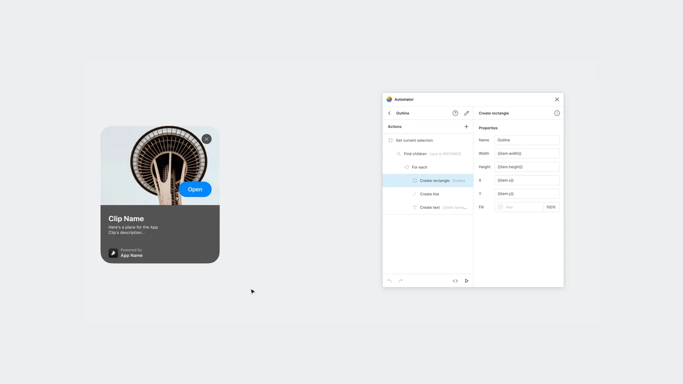 100+ actions for automation