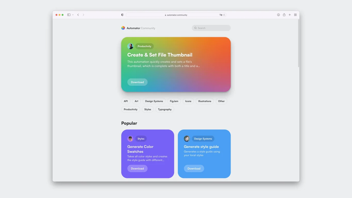 Automator — Supercharge Figma
