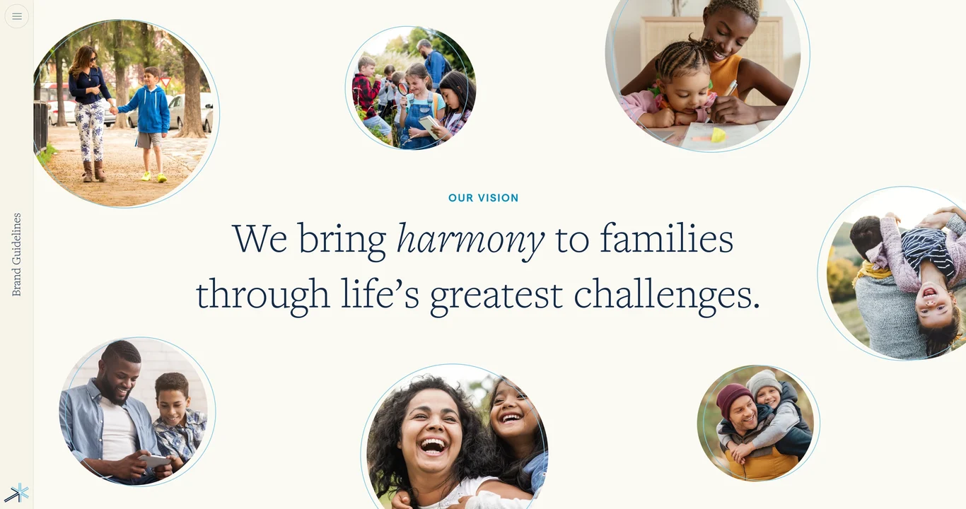 Brand vision: harmony through life's greatest challenges